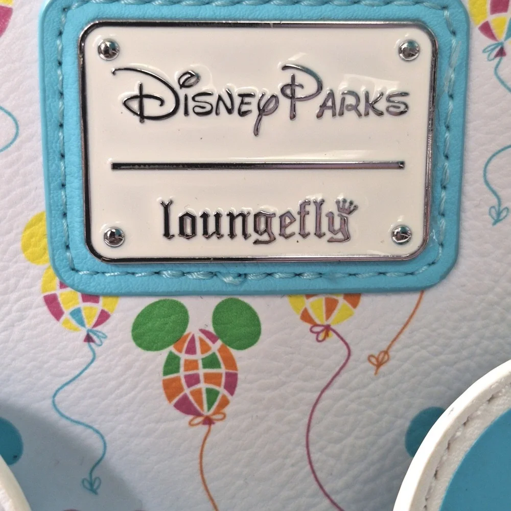 Disney Parks Mini Backpack WDW 50th Anniversary‎ Retro Vault Balloons Loungefly